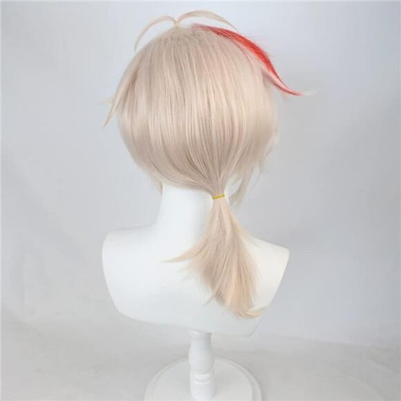 Wigs Short Fluffy Spiky Hair Wig Anime Wigs - Kaedehara Kazuha main image 5